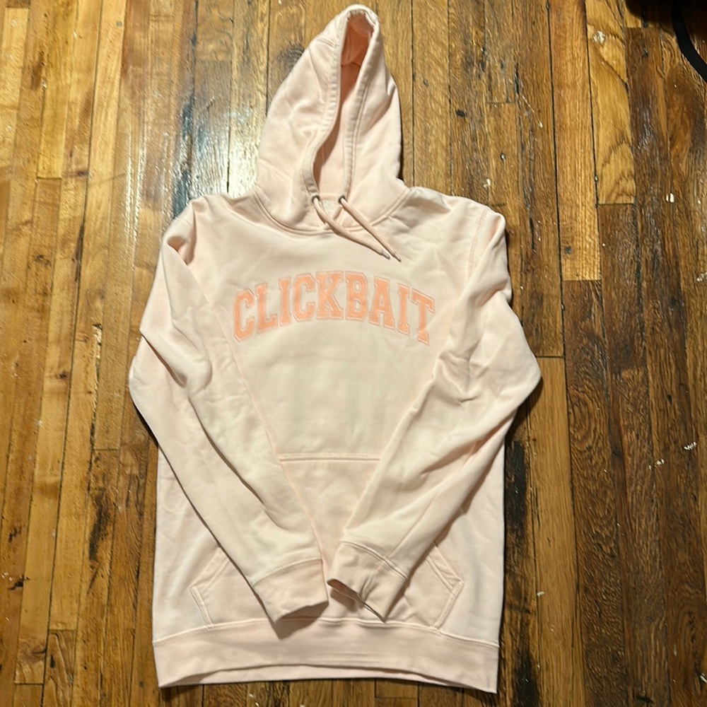 David Dobrik “Clickbait” Pink Hoodie — Size Medium